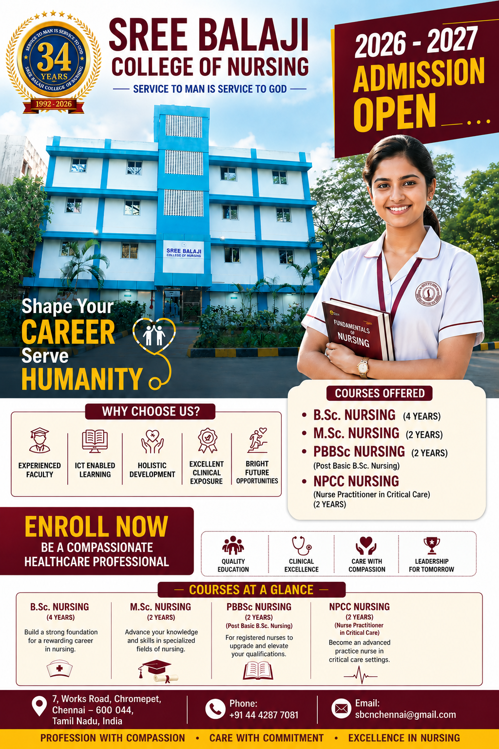 Admission open 2026